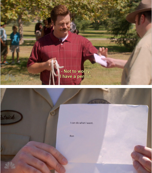ron swanson not to worry
