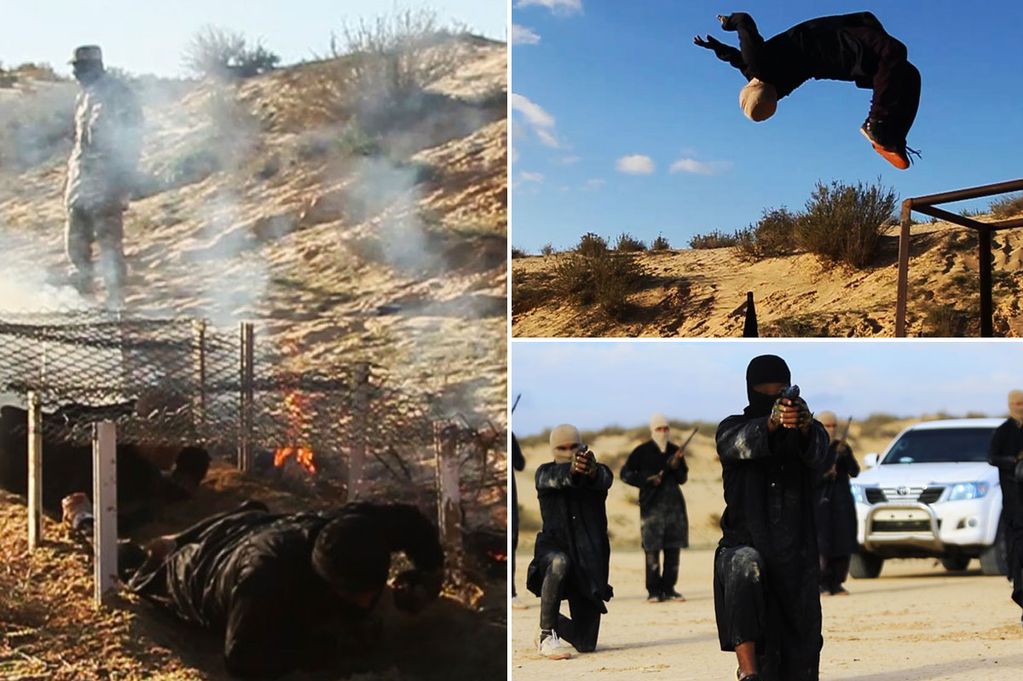 ISIS-unveil-new-jihadi-training-camp-in-the-Egyptian-desert-with-recruits-shown-tackling-assault-courses-and-practicing-