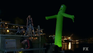 inflatable waving man