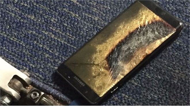 To Note 7 που υποτίθεται ότι ήταν "safe replacement" της πρώτης σειράς Note 7. Άρπαξε φωτιά μέσα σε αεροσκάφος της Southwest Airlines